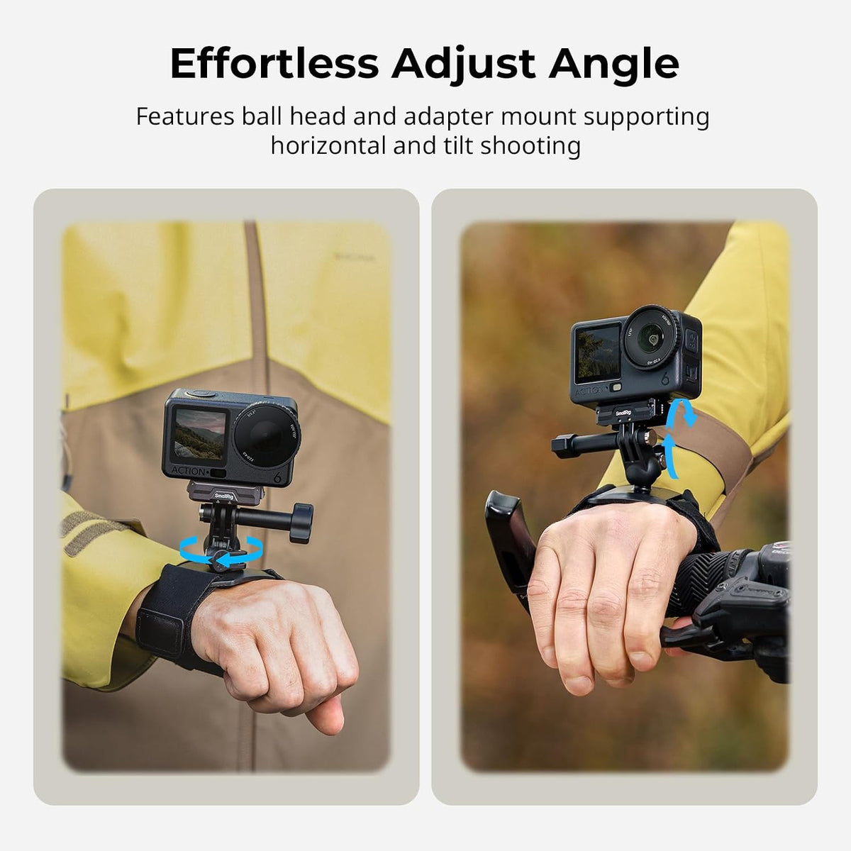 SmallRig 360-Degree Rotating Wrist Strap Mount for Action Cameras, Quick Release, 5723