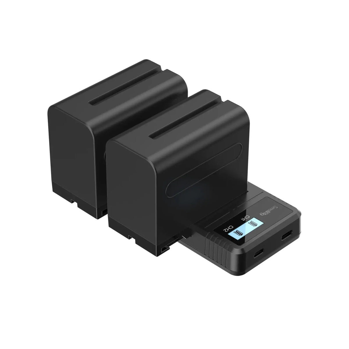 SmallRig NP-F970 Dual Battery 7800mAh and Fast LCD Charger Kit, 3823