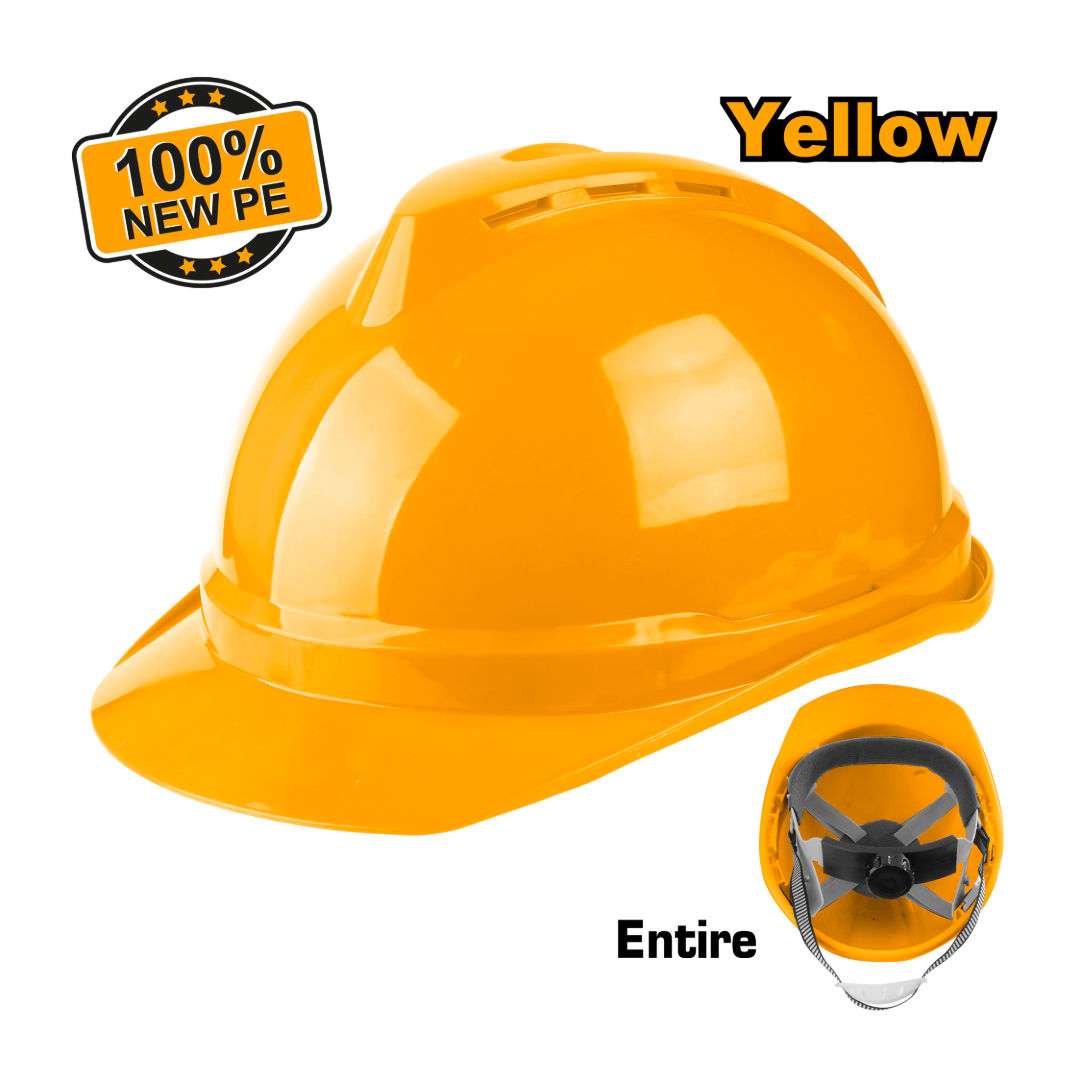 INGCO Safety Helmet PE Shell With Vents