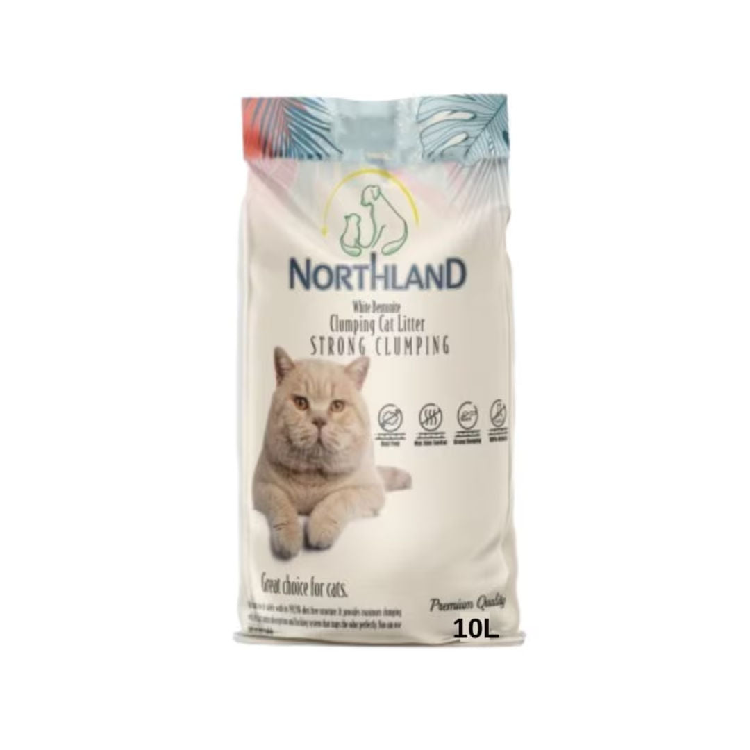 Northland Bentonite Clumping Cat Litter, Volume 10L