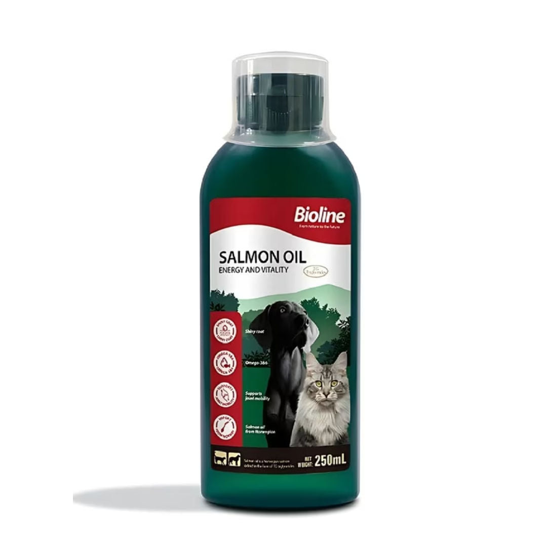 Bioline Norwegian Salmon Oil Energy And Vitality Dog And Cat, 250ml