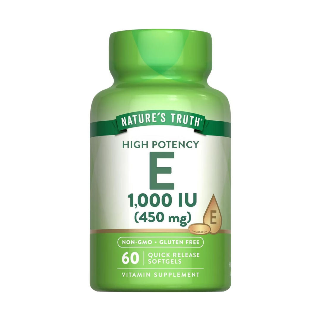 Nature’s Truth Vitamin E Capsules, 1000 IU, 60 Softgels