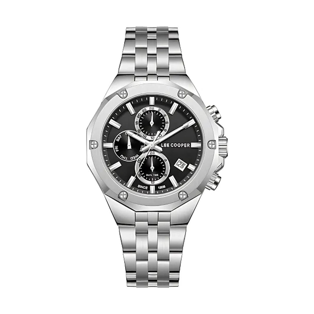 Lee Cooper Men MultiFunction Black Dial Watch, LC08104.350