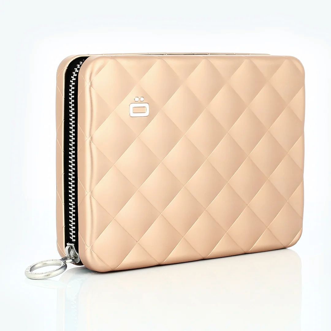 Ogon Helsinki Ladies Wallet Large Case, Rose Gold