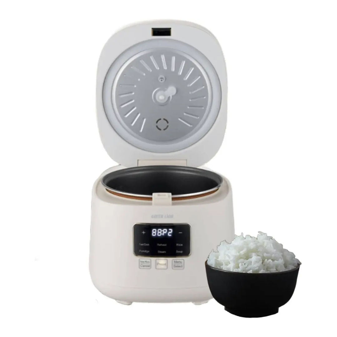 Green Lion GRC 10 Digital Rice Cooker 2L, Multi-Function Smart Cooker, White