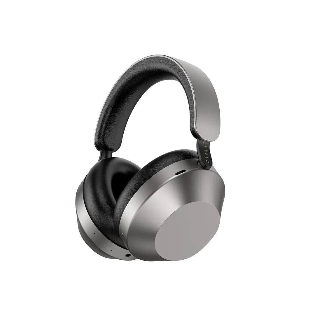 Levelo SoundMaster Hybrid ANC Headphones With Smart Touch Panel, Dark Grey