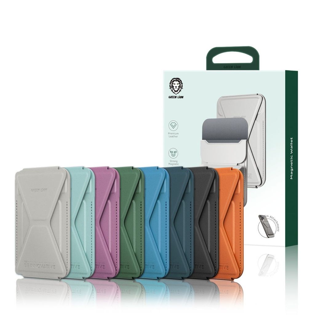 Green Lion Magnetic Wallet MagSafe Compatible