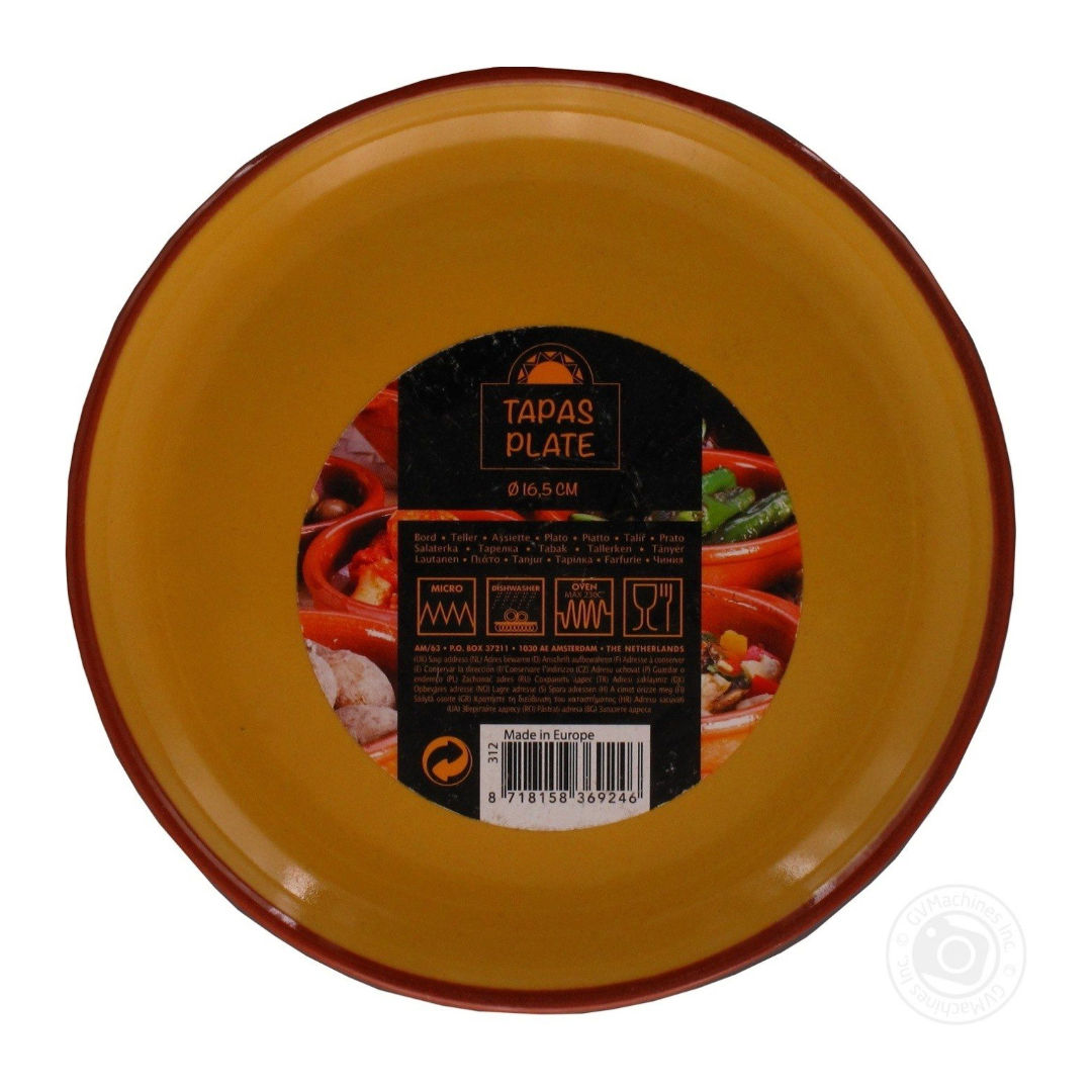 Casabella Durable Ceramic Dessert & Appetizer Plate