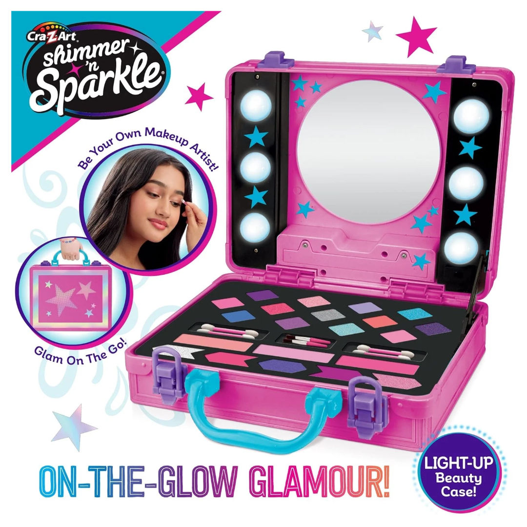 Cra-Z-Art Shimmer N Sparkle Light-Up Beauty Case
