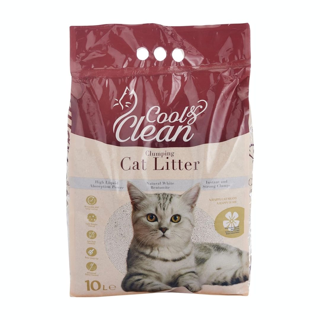 Patimax Cool & Clean Clumping Cat Litter 10L Flavor