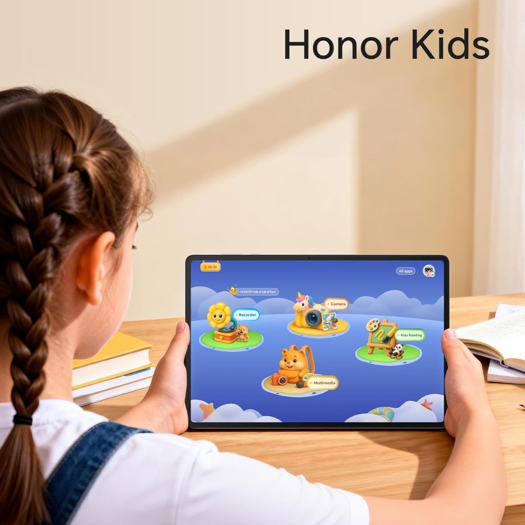 HONOR Pad X8b WiFi Tablet 11-Inch 90Hz FHD Display, 10100mAh Battery, 4GB RAM + 64GB Expandable Storage Up to 1TB, 4 Speakers, 15W Fast Charging, Metal Body, Space Grey