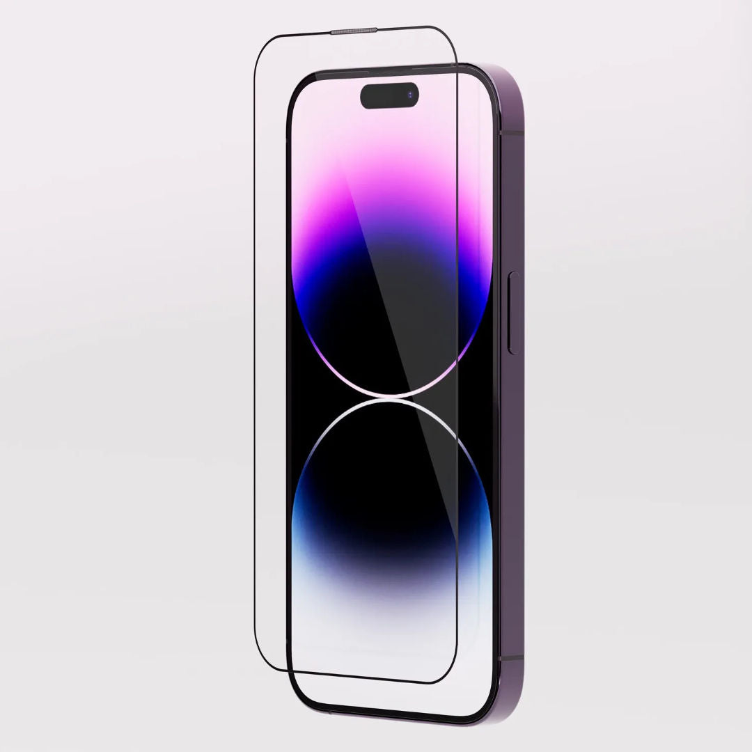 Levelo Anti-Static Clear Twice Tempered Screen Protector For iPhone 14 / 13 / 12/ 11 Pro / Pro Max, Twice Tempered Glass Material