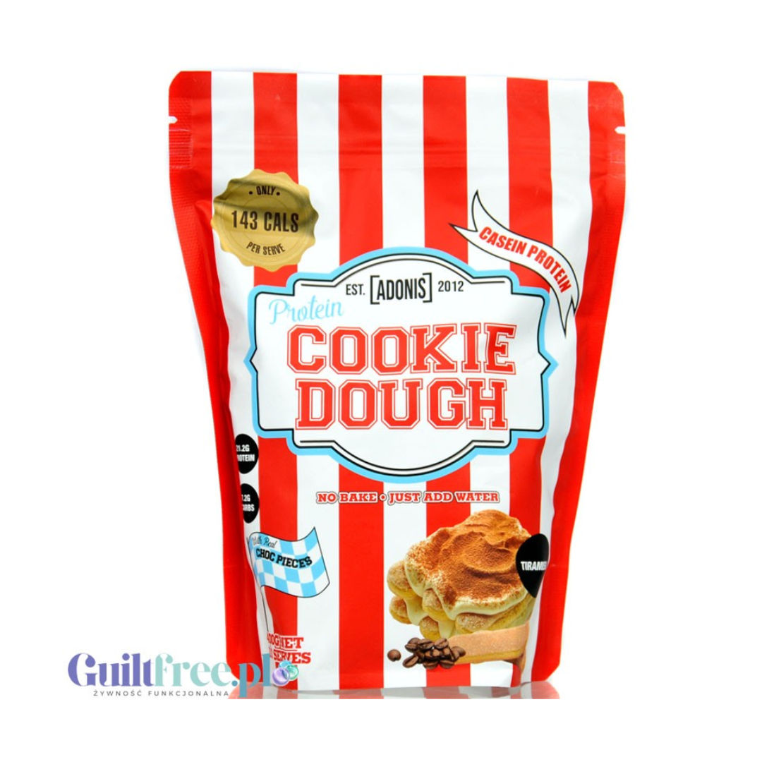 Adonis Protein Cookie Dough Premium Casein Protein Snack Low Carb, High Protein, Multiple Gourmet Flavors