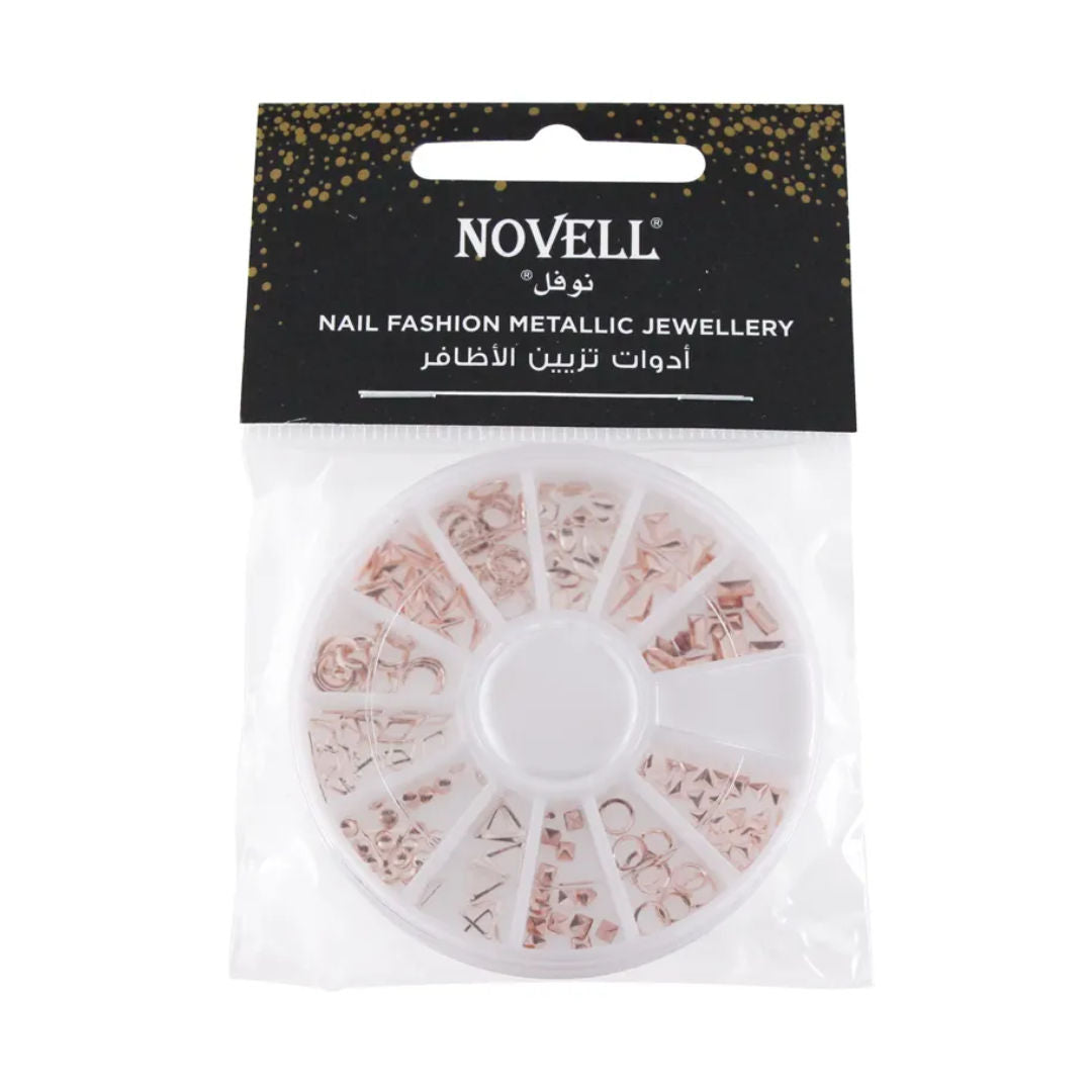 NOVELL Nail Fashion Metalic Jewellry Art