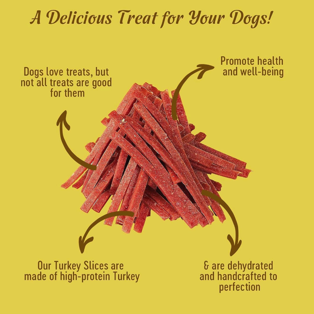 Dog Fest Turkey Slices For Adult Dogs, 90gm