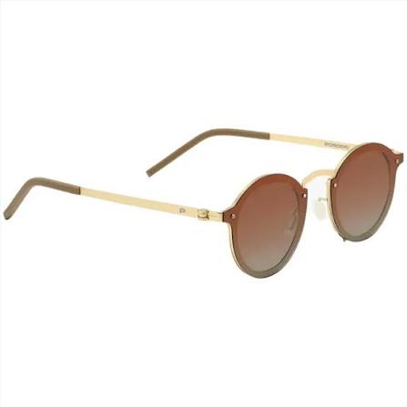 Porodo Riviera Round Frame Sunglasses-Gold