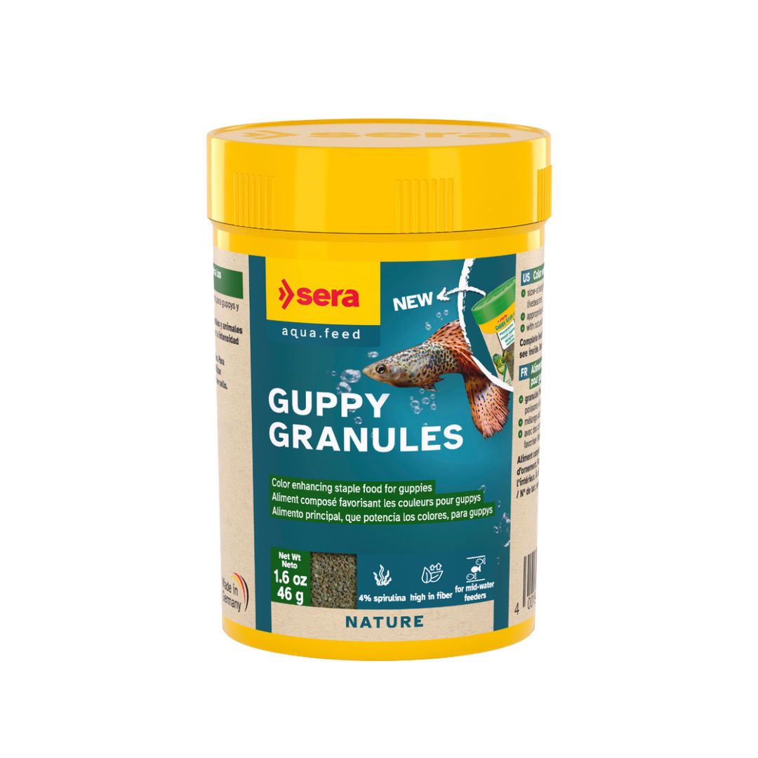 Sera Guppy Granules Food for Guppies, 100ml
