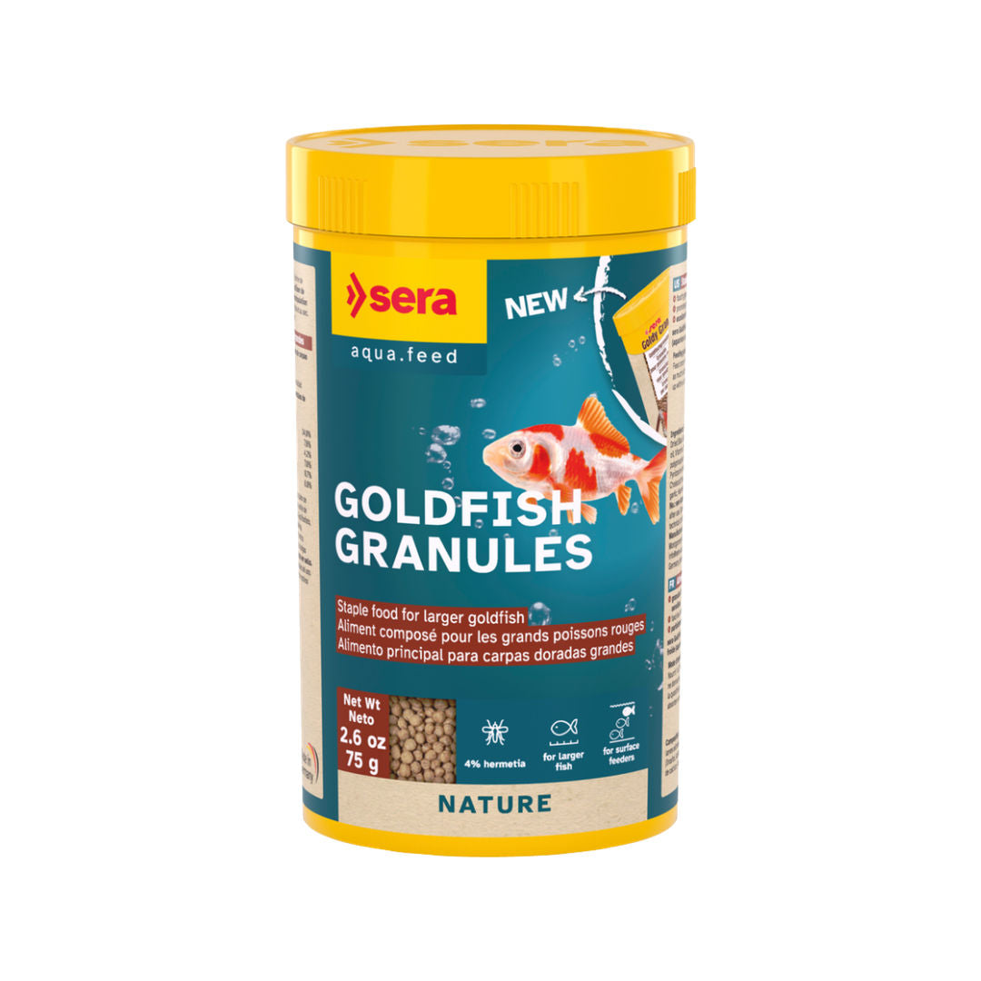 Sera Goldfish Granules Staple Food for Larger Goldfish, 75gm