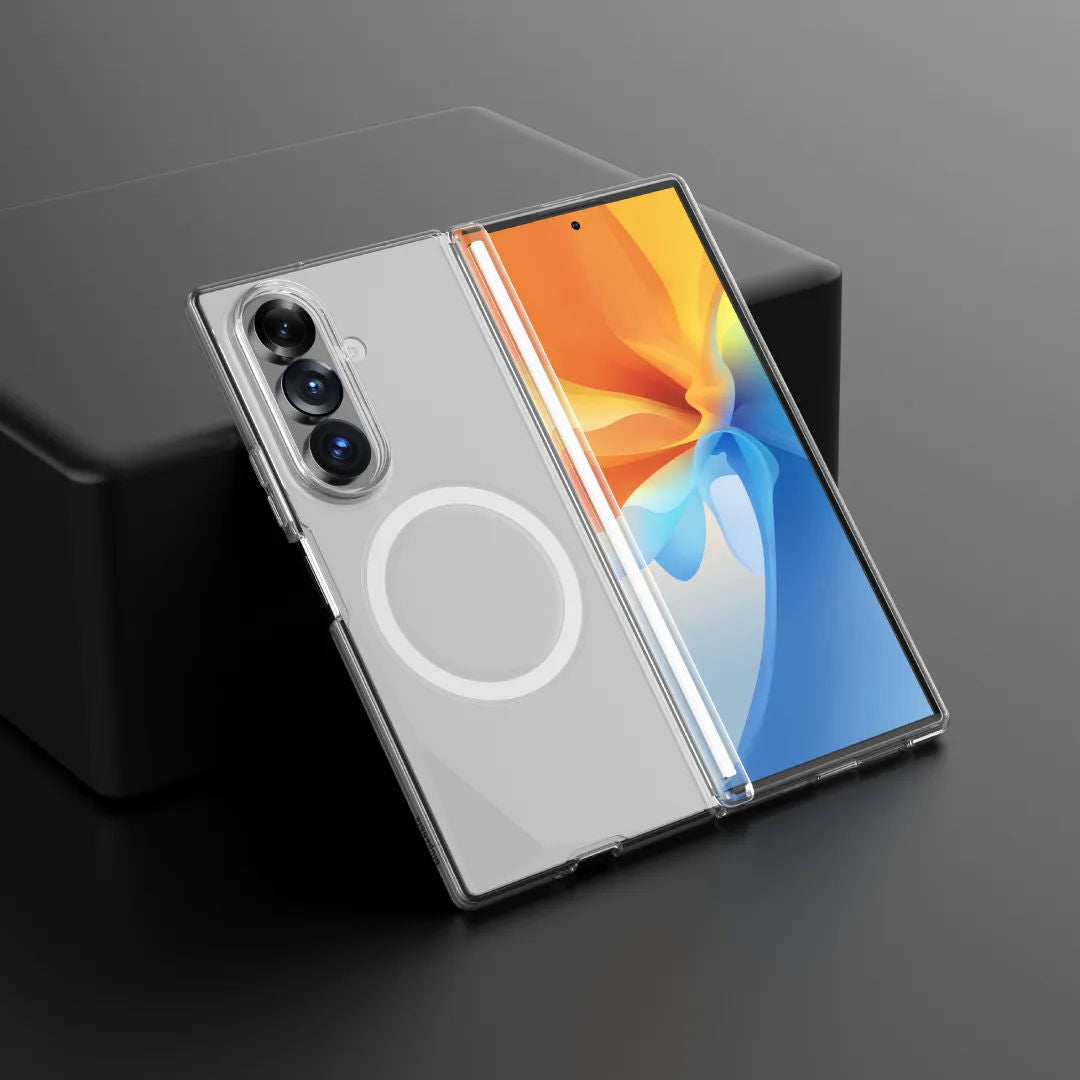Blupebble Samsung Galaxy Fold 8 Ultra Hybrid Mag Case, Clear