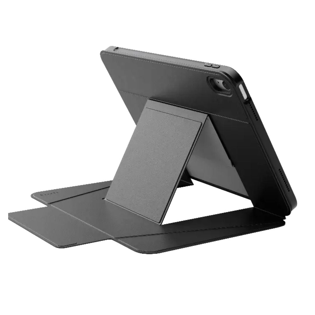 Levelo Flexo Leather Hybrid Case For iPad 11" & 10.9", Black
