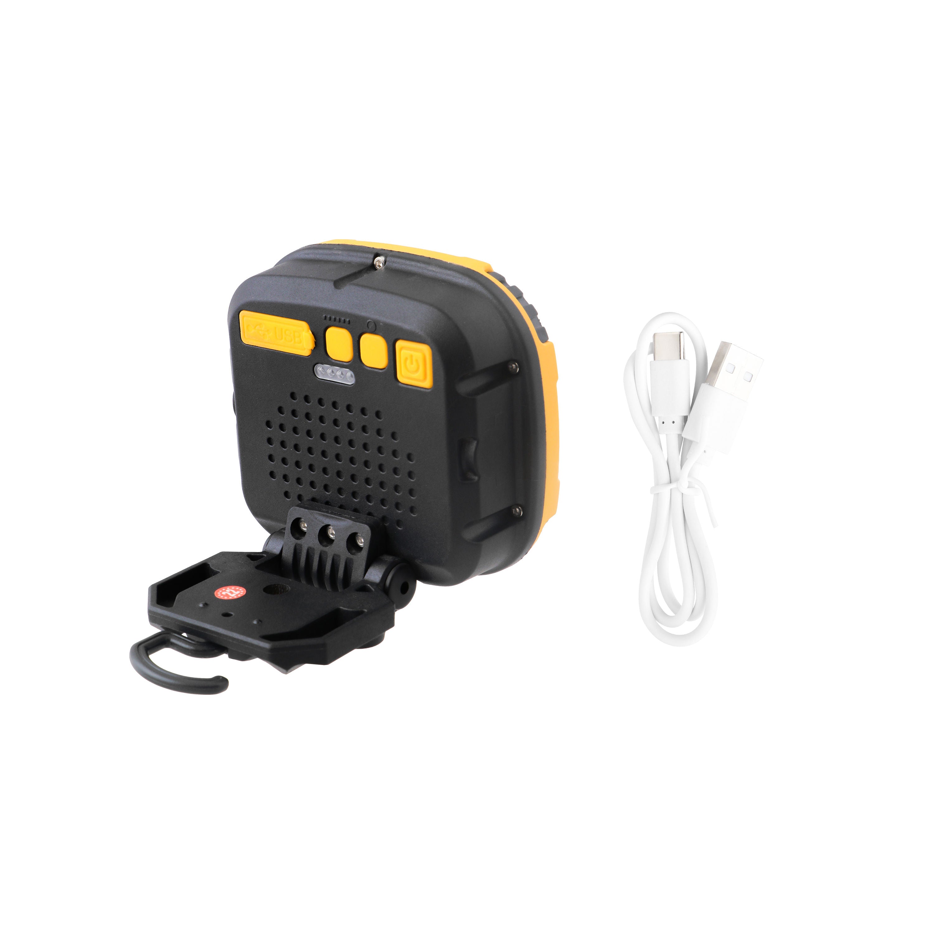 Toby's Professional CPL-T31 Rechargeable LED Camping Light & Work Lamp with Power Bank, Yellow & Black