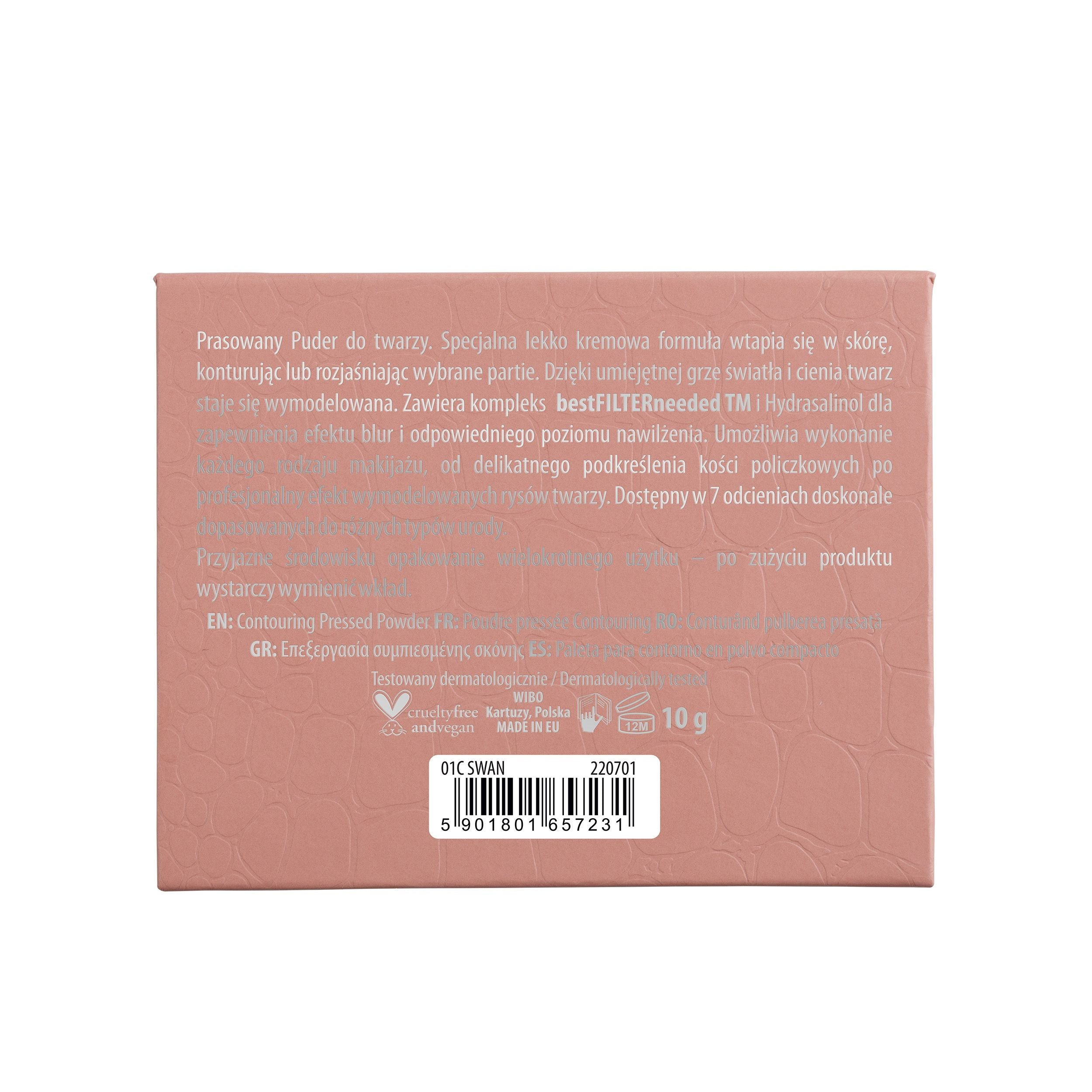 NAM Contouring Pressed Powder, Sculpt & Define with Matte Finish