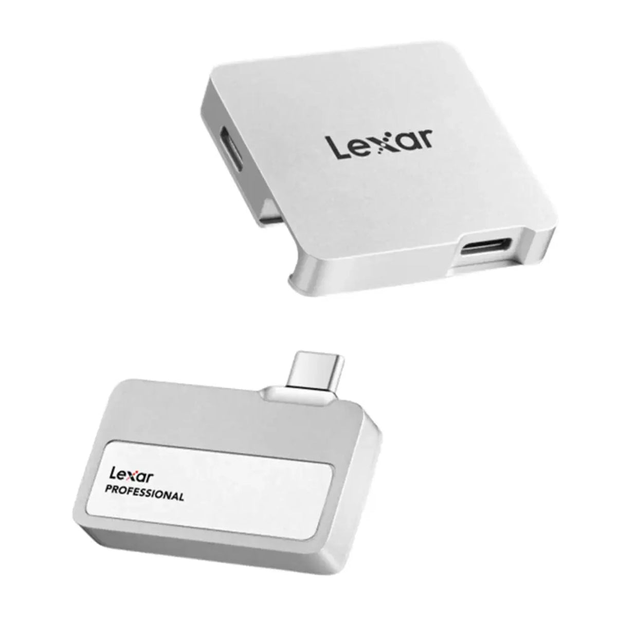 Lexar SL400 Professional Go Portable SSD with Hub, 1TB, Up to 1050MB/s Read, USB 3.2 Gen 2x2, IP65, LSL400S001T