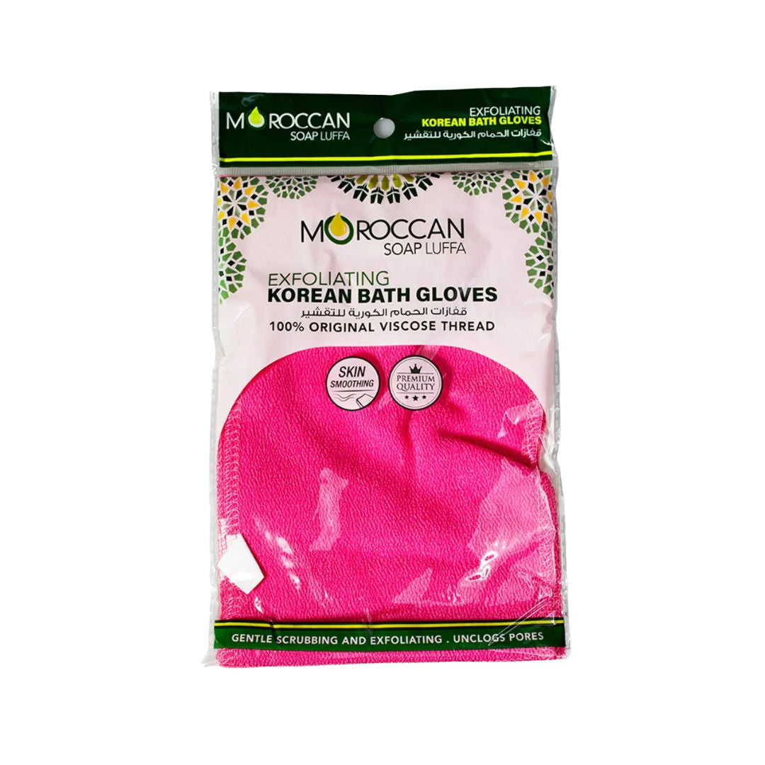 Moroccan Soap Luffa Exfoliating Korean Bath Gloves