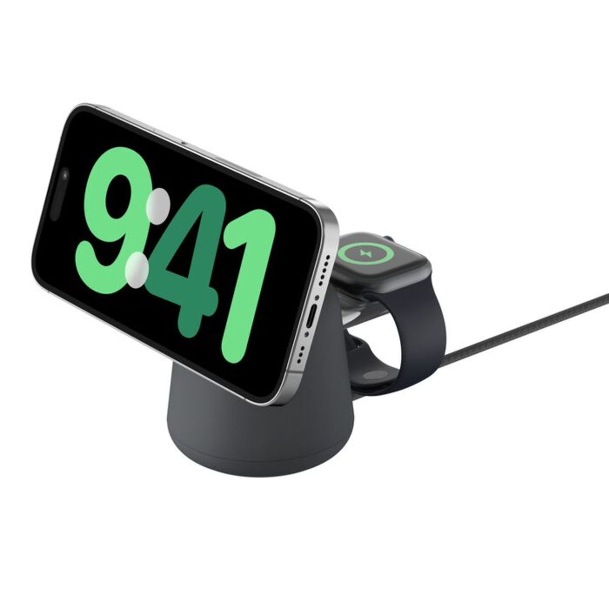Belkin Boost Charge™ Pro 2 in 1 Wireless Charging Dock with Magsafe, 15W
