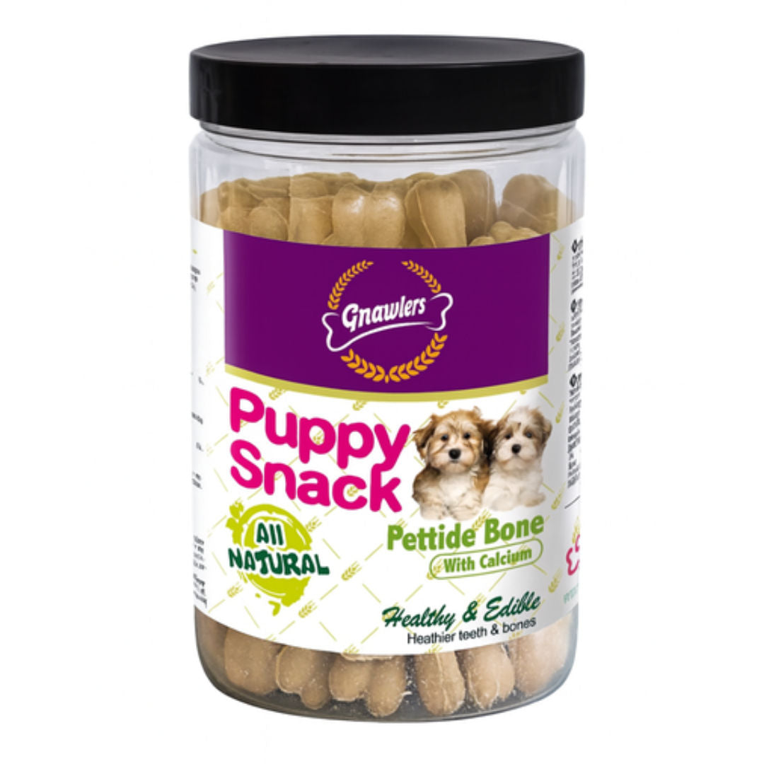 Gnawlers Petitde Bone Puppy Snack, Calcium, 180gm