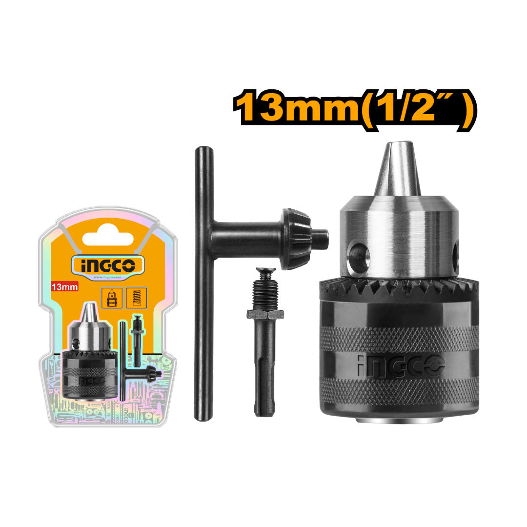 INGCO 13mm Key Chuck With Adaptor