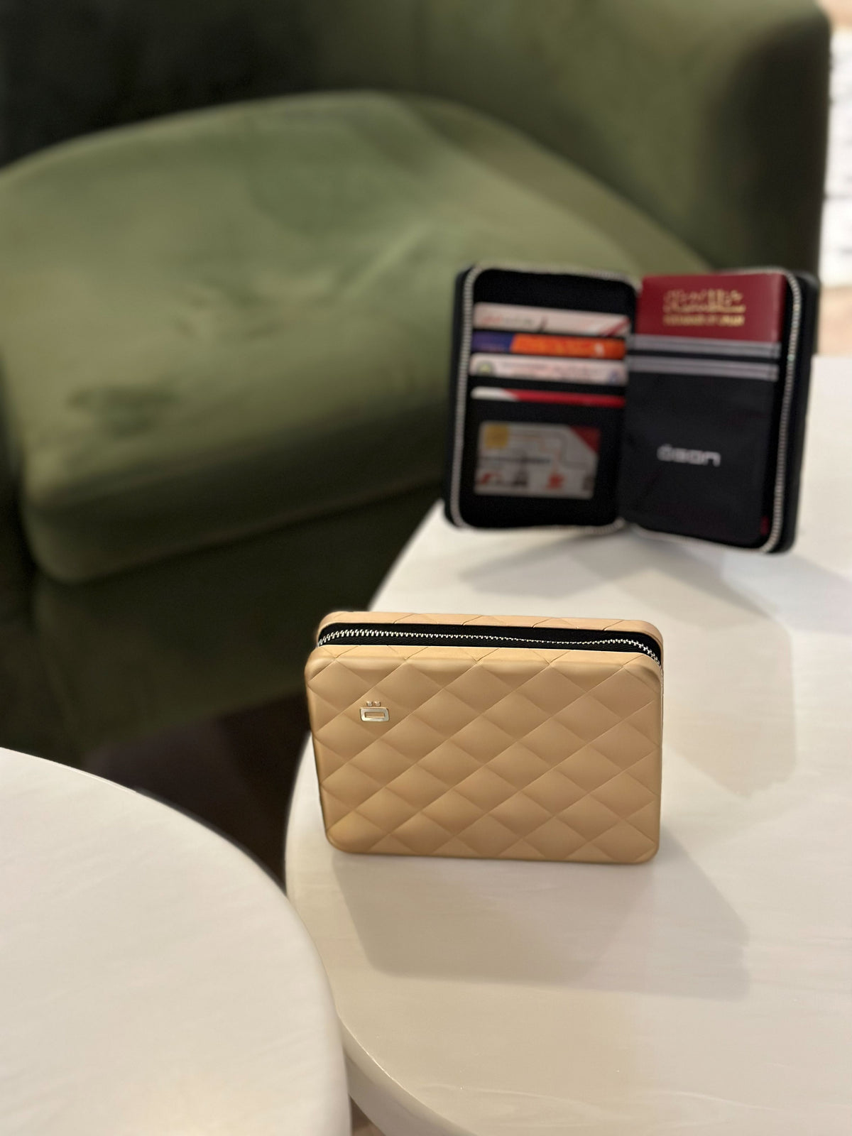 Ogon Helsinki Ladies Wallet Large Case, Rose Gold