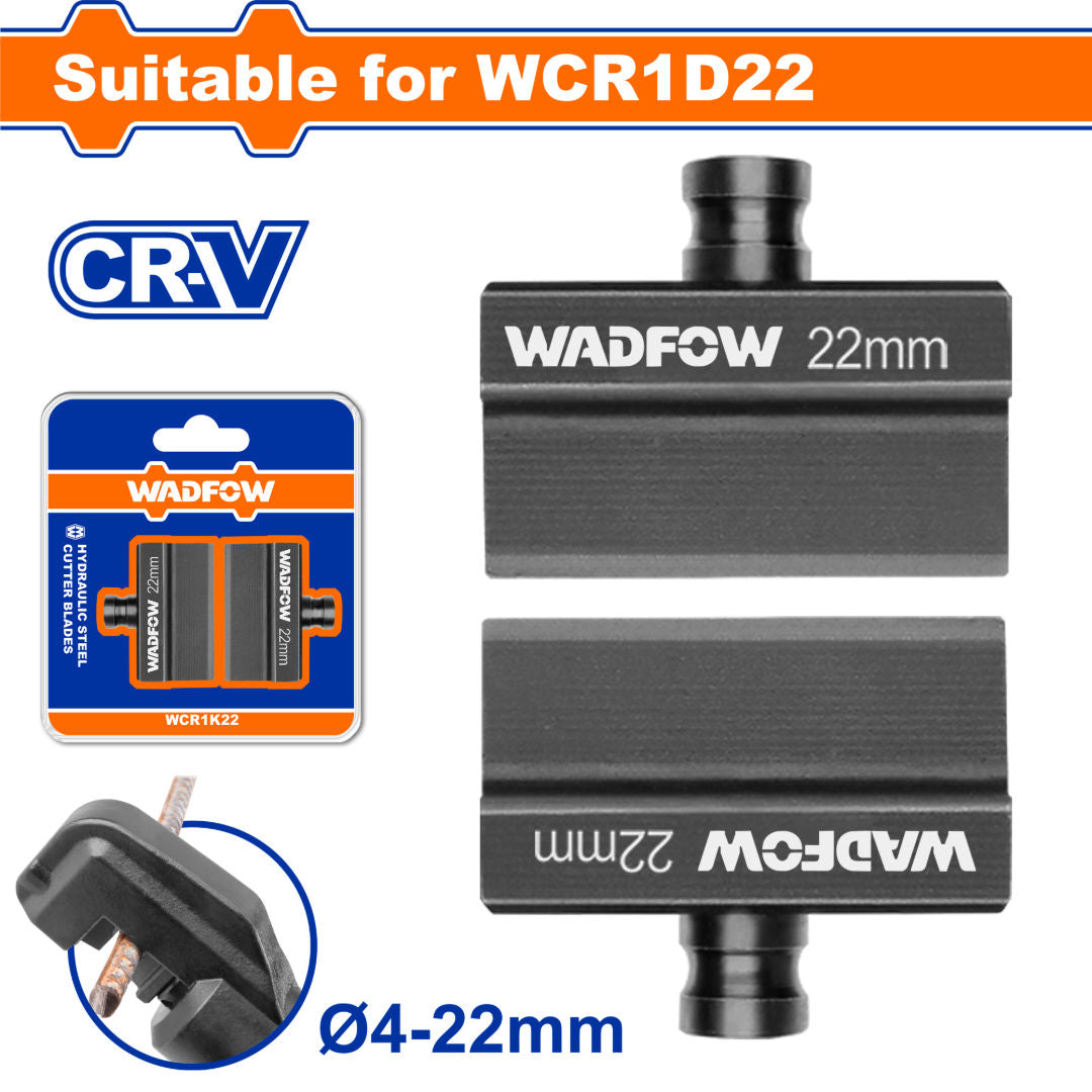 WADFOW Hydraulic Steel Cutter Blades, 4–22mm