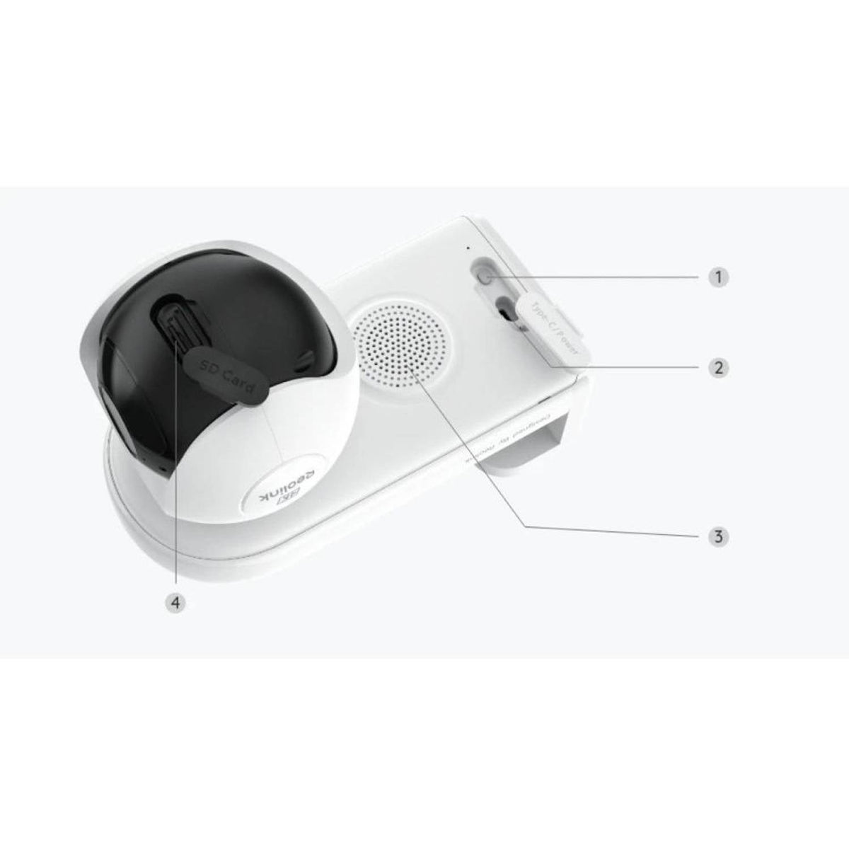 Reolink Atlas PT Ultra 4K Battery Security Camera-20,000mAh, ColorX Night Vision, Wi-Fi 6, BWPT4K07SPW
