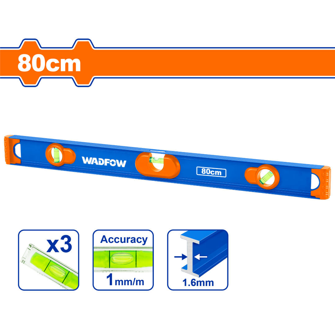 WADFOW I-Beam Spirit Level, 1.6mm Thick