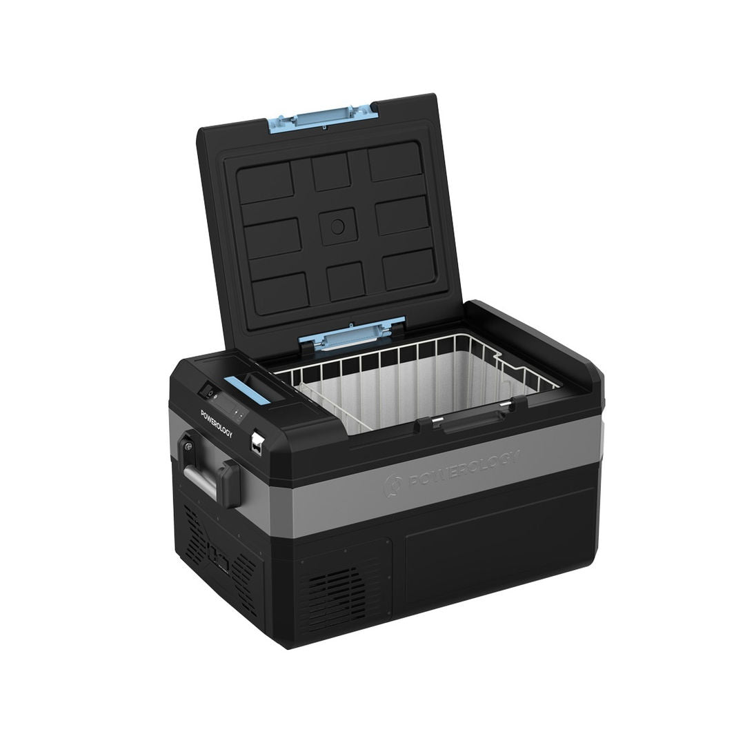 Powerology Portable Fridge 55L with APP, Black