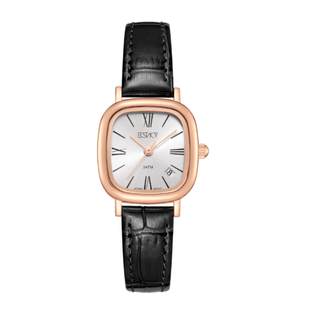 Ecstacy Women's Analog White Dial Watch, E25510 Series