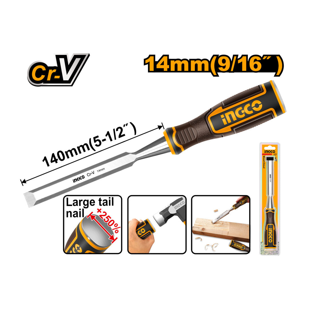 INGCO Wood Chisel, Cr-V Steel
