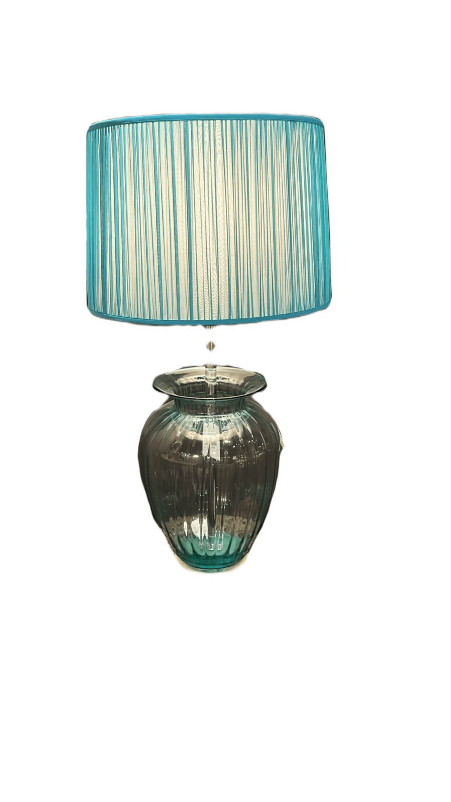 Fluer Blue Table Lamp Glass