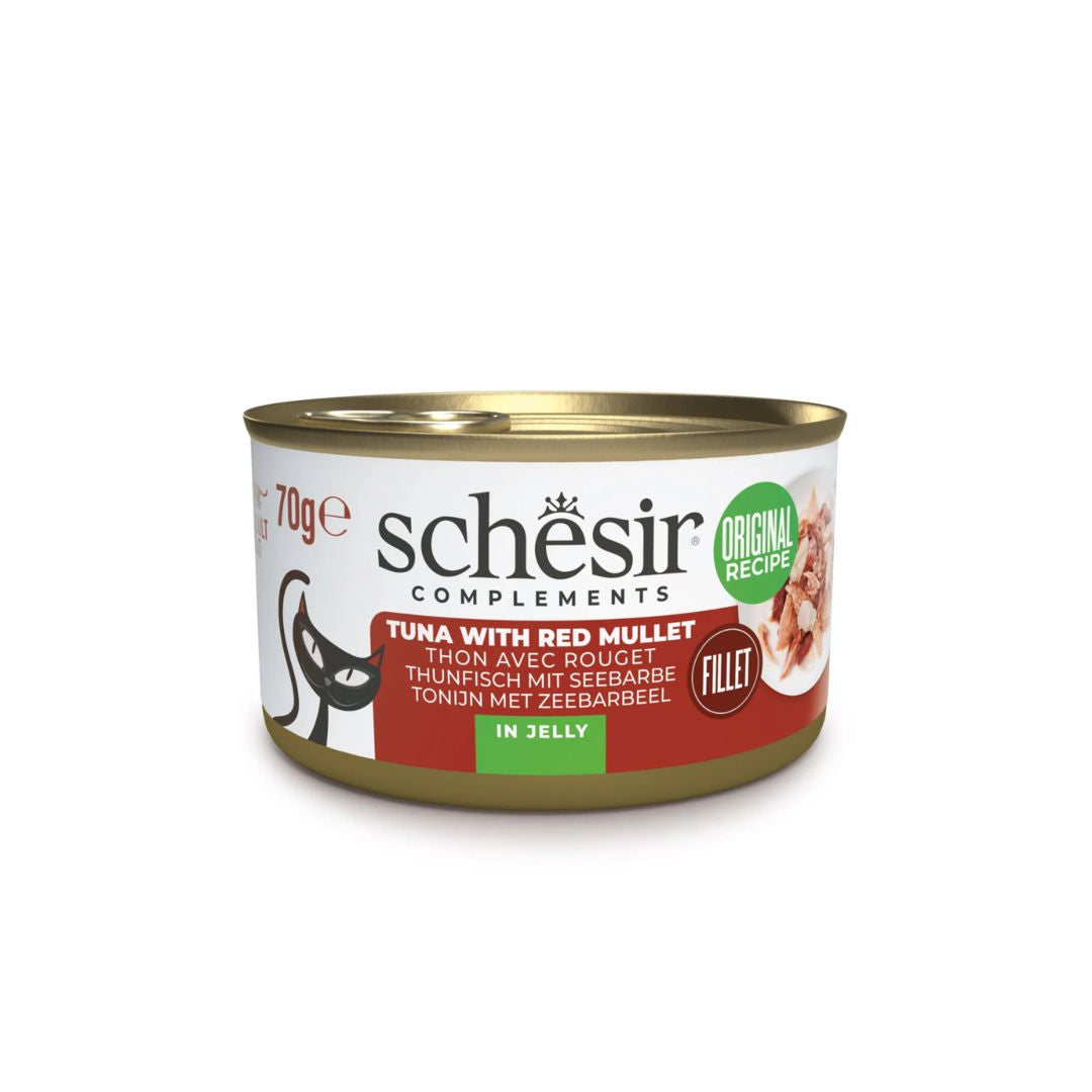 Schesir Perfect Nutrition Complements Cat Wet Food in Jelly Can, 70g