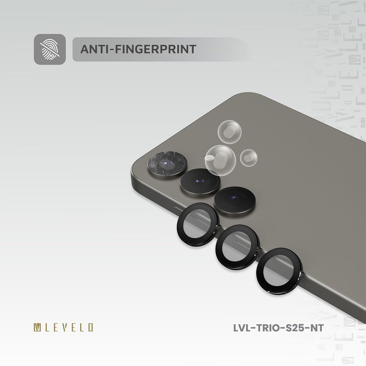 Levelo Lucent Trio AR Camera Lens For S25 & S25 Plus