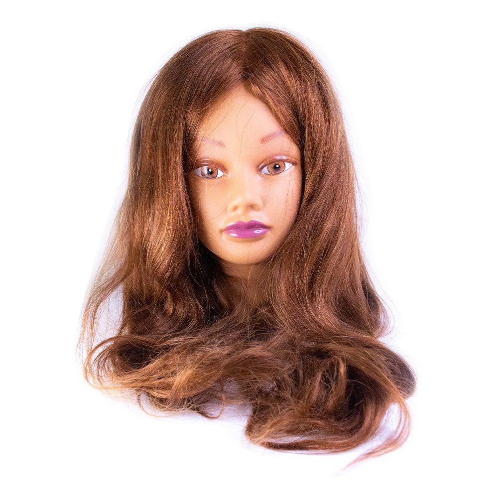 DIVA Mannequin Head 100% Human Hair, 24 inches