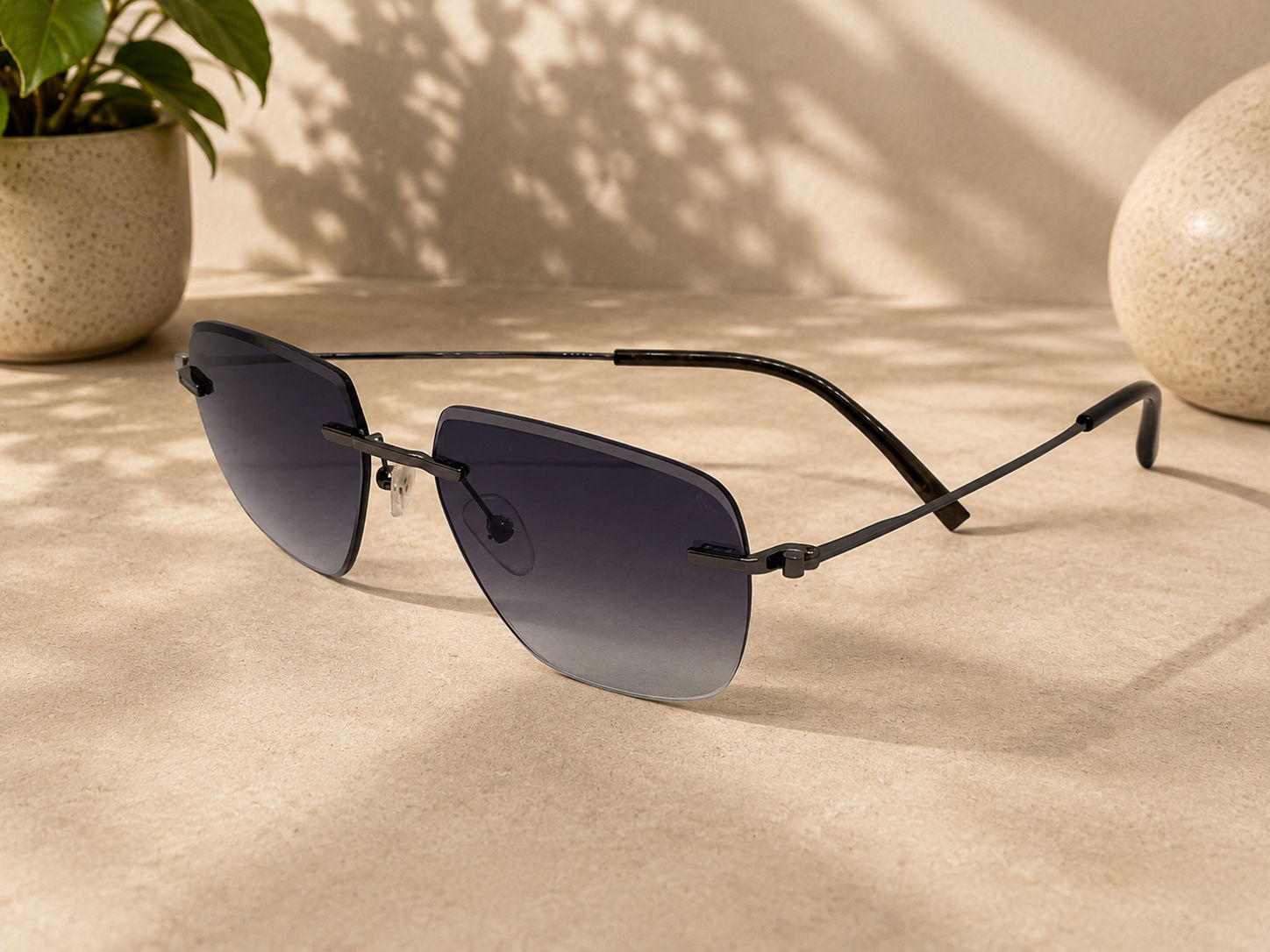 Lensbird Frameless Unisex Sunglass, 10801C3