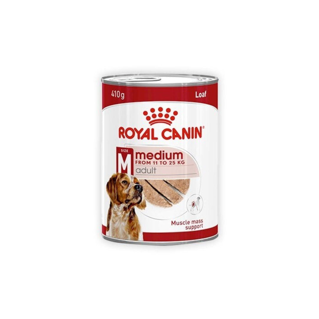 Royal Canin Medium Adult Loaf Wet Dog Food, 410gm, Pack of 12