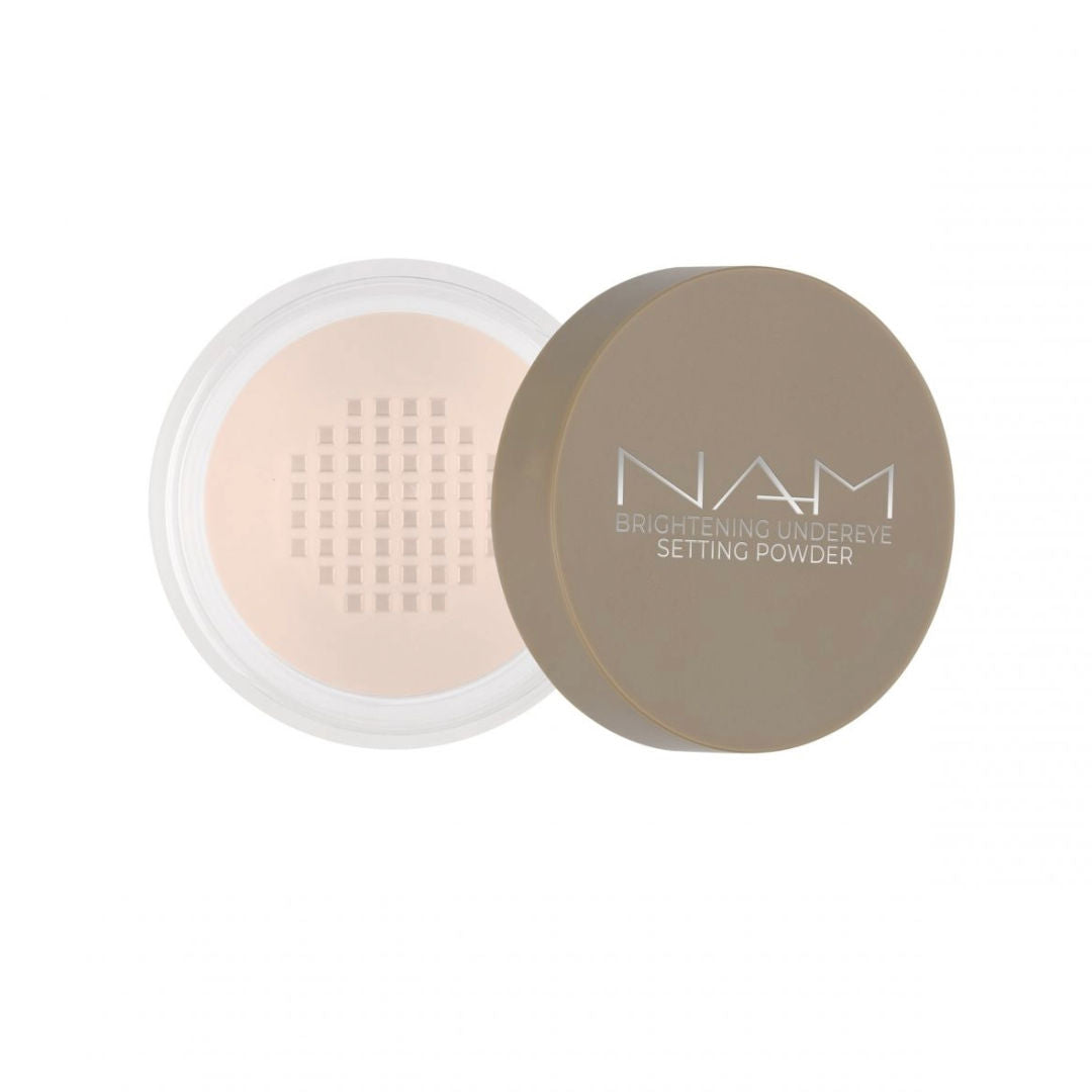 NAM Brightening Undereye Setting Powder, Lightweight, Crease-Free Finish for a Smooth, Awake Look