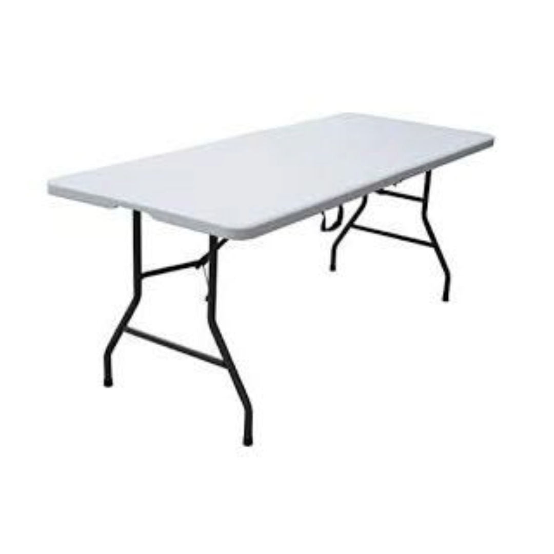 Camp Master Folding Table, White 183x76x73cm
