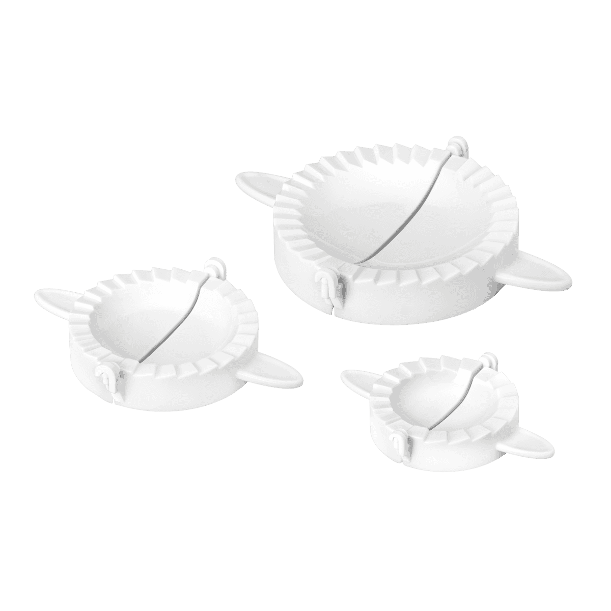 Metaltex Dought Ravioli Press, Set of 3