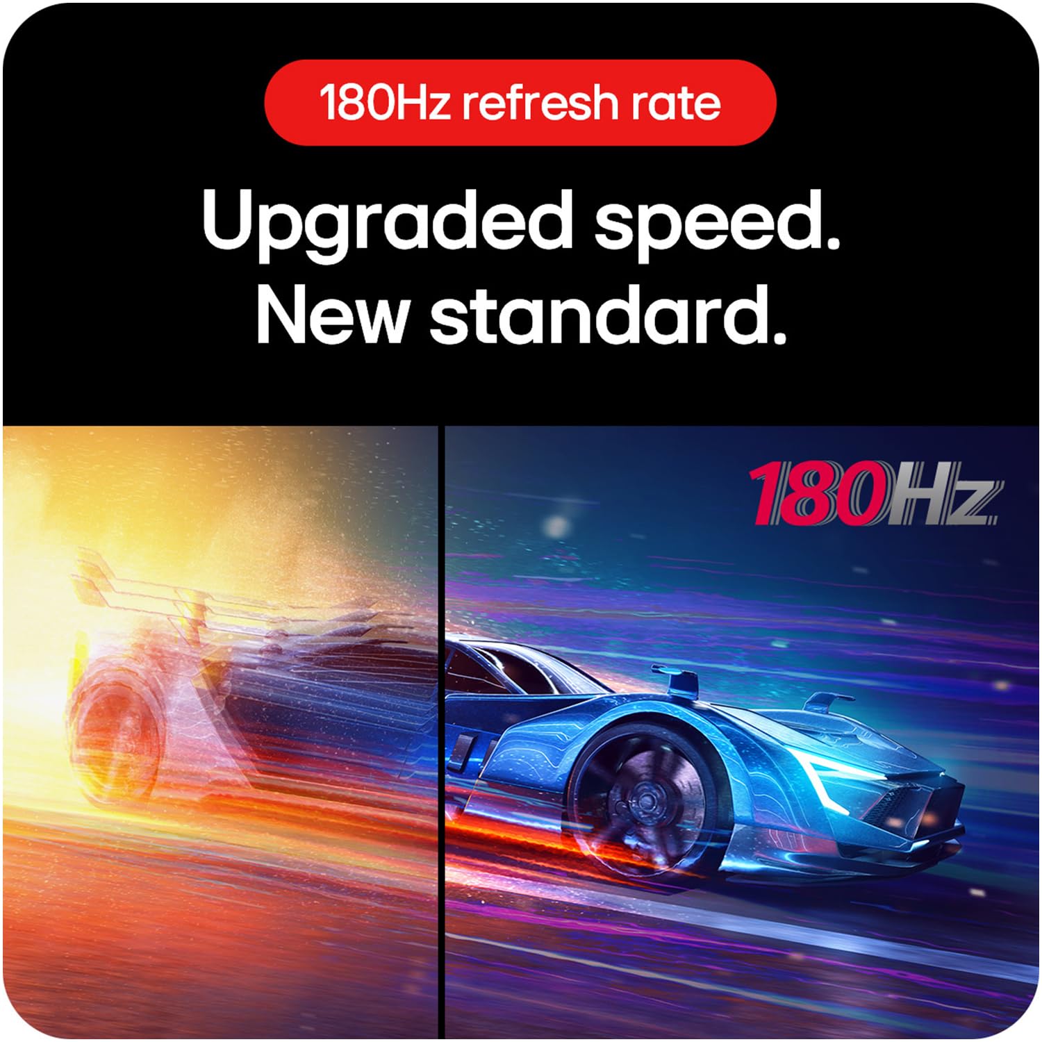 LG UltraGear 27GS60QC-B 27 Inch Curved Gaming Monitor, QHD 2560×1440, 180Hz, 1ms, HDR10, AMD FreeSync, 1000R Curved