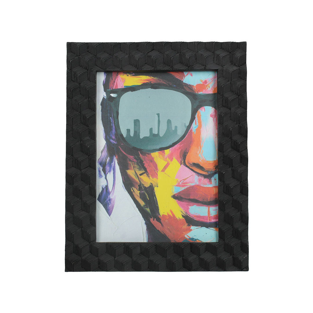 Street Art Photo Frame Black, 13x18cm