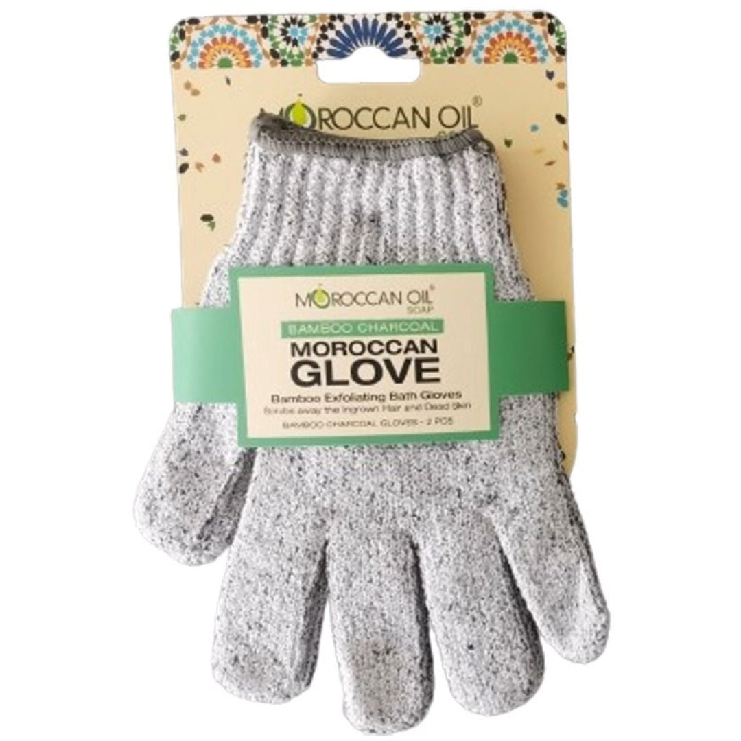 قفازات الاستحمام بالزيت المغربي